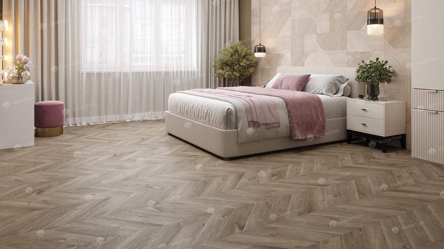 SPC фабрики Alpine Floor коллекция Chevron Alpine