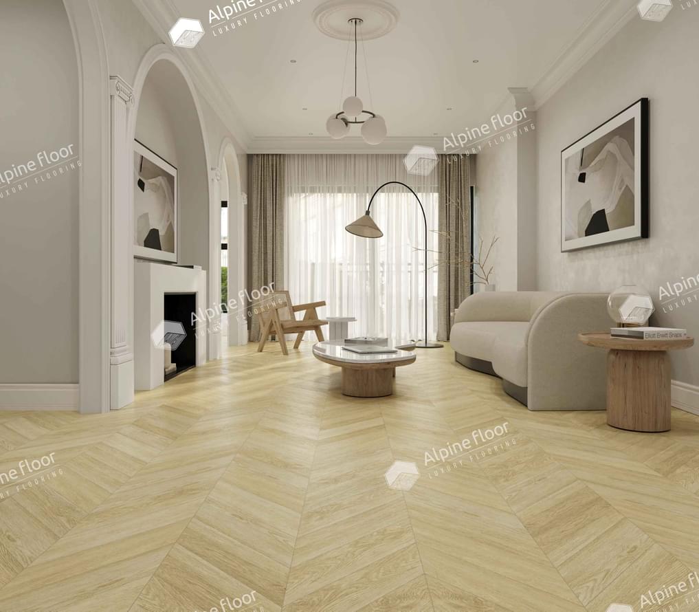 SPC фабрики Alpine Floor коллекция Chevron Alpine