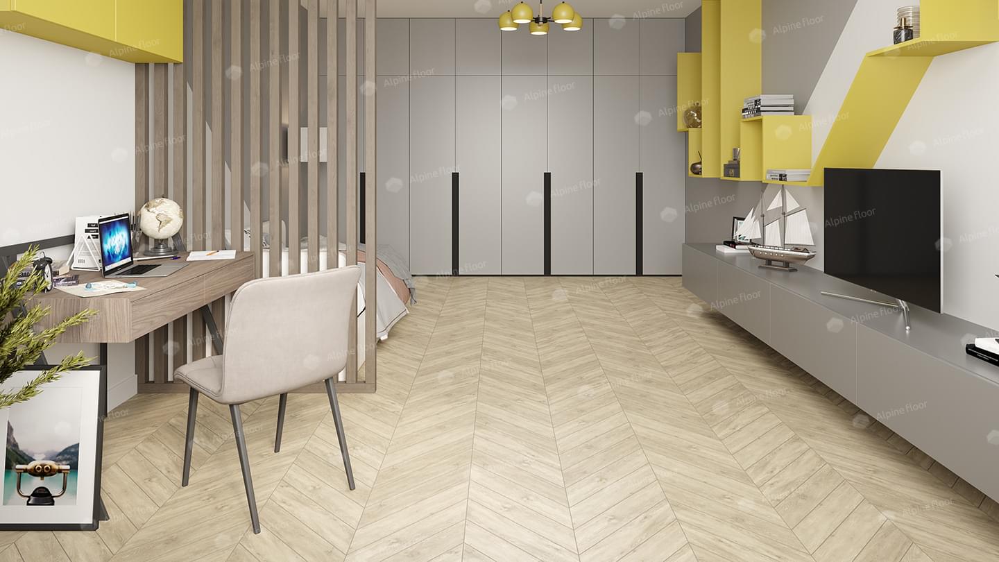 SPC фабрики Alpine Floor коллекция Chevron Alpine
