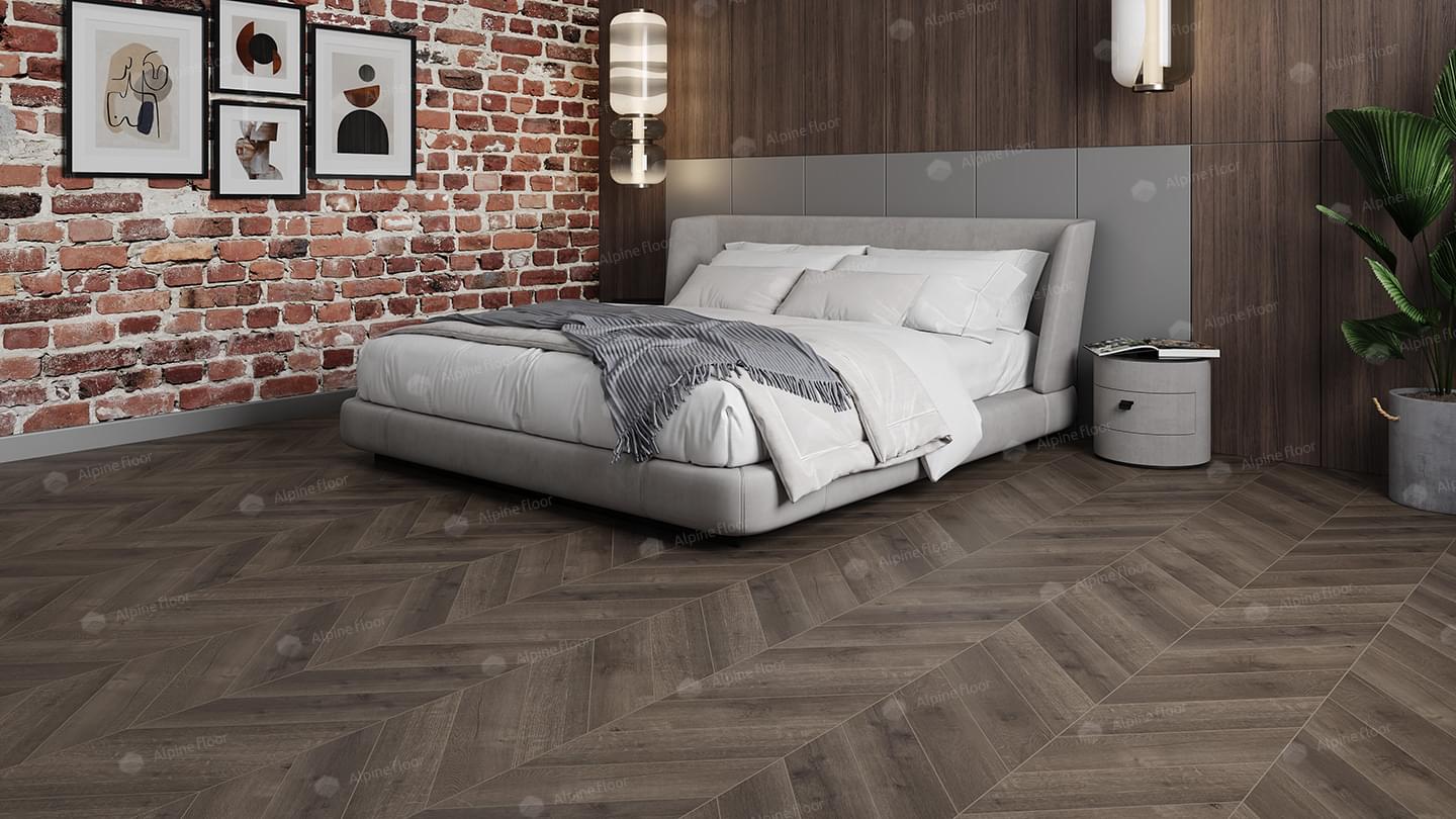 SPC фабрики Alpine Floor коллекция Chevron Alpine