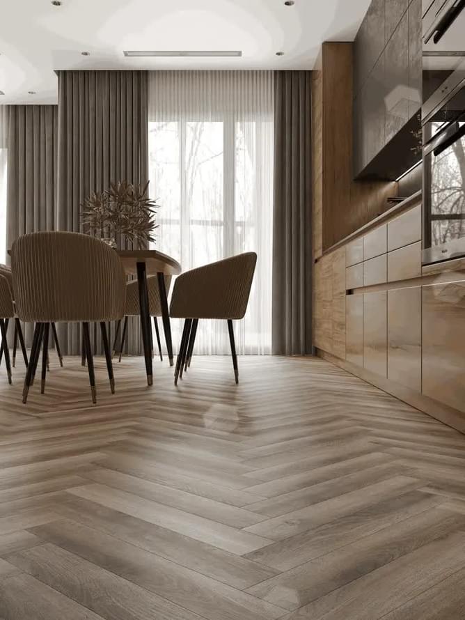 ламинат фабрики Alpine Floor коллекция Original Herringbone 12 Pro
