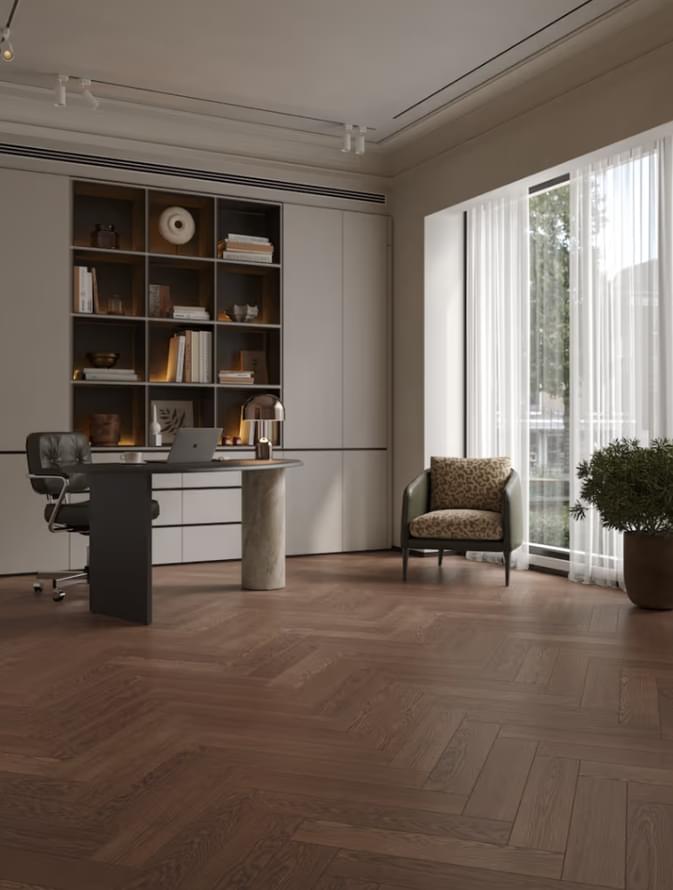 кварц паркет фабрики Alpine Floor коллекция Приоритет Паркет