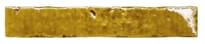 Плитка Amadis Brutalist Bullnose Mustard Crackle 3.8x23.5 см, поверхность глянец