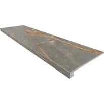 Плитка Ametis Intense Комплект In01 Без Насечек Подступенок 14.5x120 33x120 см, поверхность матовая