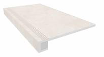 Плитка Ametis Marmulla Комплект Ma00 С Насечками Подступенок 14.5x120 33x120 см, поверхность матовая