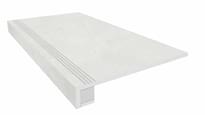 Плитка Ametis Marmulla Комплект Ma01 С Насечками Подступенок 14.5x120 33x120 см, поверхность матовая