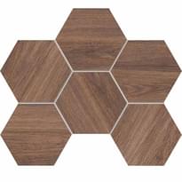 Плитка Ametis Selection Мозаика Si02 Hexagon Мат 25x28.5 см, поверхность матовая