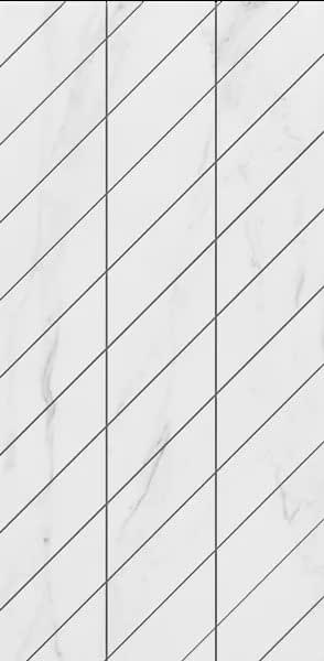 Плитка Ametis Supreme Фальшмозаика Sm01 Corner Мат Правый 29.8x59.8 см, поверхность матовая