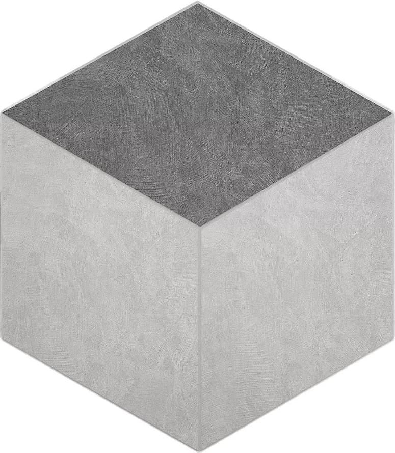 Плитка Ametis Спектрум Мозаика Sr00 Sr01 Cube Мат 25x29 см, поверхность матовая