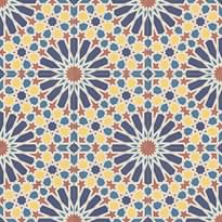 Плитка Aparici Alhambra Blue Natural 59.2x59.2 см, поверхность матовая, рельефная