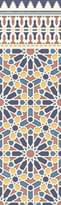 Плитка Aparici Alhambra Blue Rauda 29.75x99.55 см, поверхность матовая