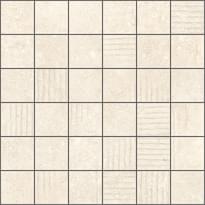 Плитка Aparici Baffin Beige Mud Mosaico 5x5 29.75x29.75 см, поверхность матовая, рельефная
