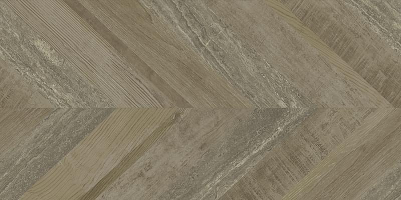 Плитка Aparici Chevron Chevron Oak Stamp 49.75x99.55 см, поверхность матовая