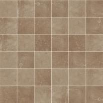 Плитка Aparici Cotto Brown Natural Mosaico 5x5 29.75x29.75 см, поверхность матовая, рельефная