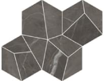 Плитка Aparici Dstone Anthracite Moon Natural Mosaico Trencadis 42x34 см, поверхность матовая, рельефная