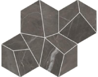 Aparici Dstone Anthracite Moon Natural Mosaico Trencadis 42x34