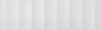 Плитка Aparici Glimpse White Arc 29.75x99.55 см, поверхность матовая, рельефная