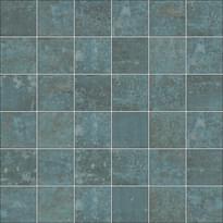 Плитка Aparici Grunge Blue Lappato Mosaico 5x5 29.75x29.75 см, поверхность полуполированная, рельефная