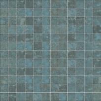 Плитка Aparici Grunge Blue Mosaico 2.5x2.5 29.75x29.75 см, поверхность матовая