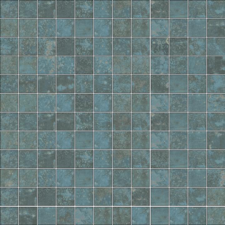 Aparici Grunge Blue Mosaico 2.5x2.5 29.75x29.75