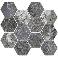 Плитка Aparici Lithops Lipan Stamp Natural Mosaico Hexagonal 30x28 см, поверхность матовая, рельефная