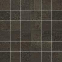 Плитка Aparici Metallic Brown Natural Mosaico 5x5 29.75x29.75 см, поверхность матовая, рельефная