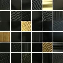Плитка Aparici Neutral Noise Negro Mosaico 5x5 29.75x29.75 см, поверхность матовая