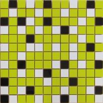 Плитка Aparici Nordic Mix Lime Mosaico 2.5x2.5 29.75x29.75 см, поверхность глянец