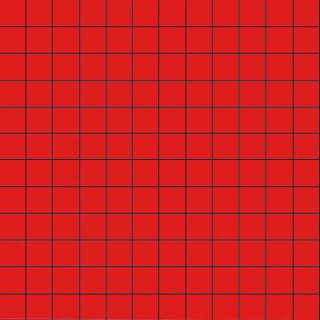 Aparici Nordic Red Mosaico 2.5x2.5 29.75x29.75