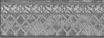 Плитка Aparici Ona Wall Zocalo Alhambra Silver 11x29.75 см, поверхность глянец