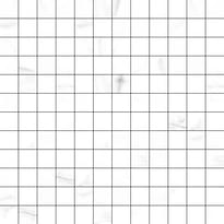 Плитка Aparici Vivid White Calacatta Mosaico 2.5x2.5 29.75x29.75 см, поверхность глянец