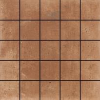 Плитка Apavisa A.Mano Rosso Natural Mosaico 5x5 29.75x29.75 см, поверхность матовая