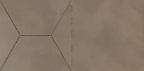Плитка Apavisa Aluminum Copper Spazzolato Decor Ramp 29.75x59.55 см, поверхность полуматовая, рельефная