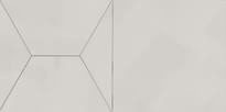 Плитка Apavisa Aluminum White Spazzolato Decor Ramp 29.75x59.55 см, поверхность полуматовая, рельефная