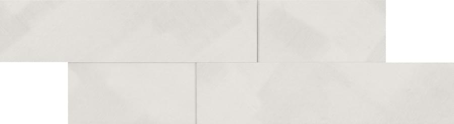 Apavisa Aluminum White Spazzolato Mosaic Brick 19x58.5