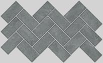 Плитка Apavisa Burlington Grey Lappato Mosaico 5x10 29.75x29.75 см, поверхность полуполированная