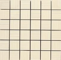 Плитка Apavisa Lava Marfil Rigato Mosaico 29.75x29.75 см, поверхность матовая, рельефная