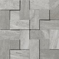 Плитка Apavisa Materia Grey Natural Mosaic Brick 29.75x29.75 см, поверхность матовая