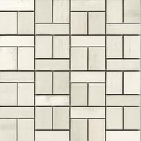 Плитка Apavisa Metal 2.0 White Lappato Mosaico Mix 29.75x29.75 см, поверхность полуполированная