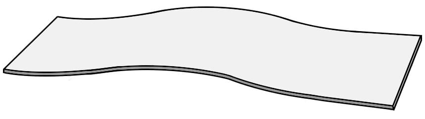 Apavisa Microcement Brown Lappato Curve 29.67x118.8