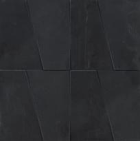 Плитка Apavisa Nanoarea 7.0 Black Brick 29.75x29.75 см, поверхность матовая, рельефная