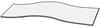 Плитка Apavisa Nanoarea 7.0 White Curve-15 14.77x89.46 см, поверхность матовая