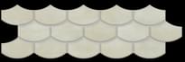 Плитка Apavisa Nanocorten White Lappato Mosaico Flake 14.73x44.63 см, поверхность полуполированная