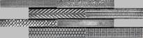 Плитка Apavisa Nanoevolution Silver Mosaico Sin Fin 9.9x29.75 см, поверхность матовая