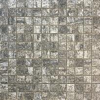 Плитка Apavisa Nanofacture Black Natural Mosaic 29.75x29.75 см, поверхность матовая, рельефная