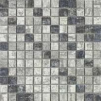 Плитка Apavisa Nanofacture Blue Natural Mosaic Decor 29.75x29.75 см, поверхность матовая, рельефная