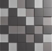 Плитка Apavisa Nanofantasy Brown Natural Mosaico 29.75x29.75 см, поверхность матовая, рельефная