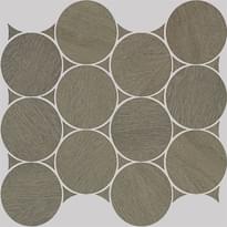 Плитка Apavisa Nanoshiba Brown Natural Mosaic Circle 30.07x34.84 см, поверхность матовая