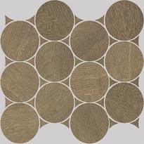 Плитка Apavisa Nanoshiba Ochre Natural Mosaic Circle 30.07x34.84 см, поверхность матовая