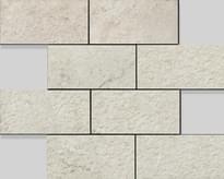 Плитка Apavisa Neocountry White Bocciardato Mosaic 29.75x29.75 см, поверхность матовая, рельефная